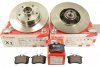 BREMBO TARCZE + KLOCKI TYŁ MEGANE III FLUENCE